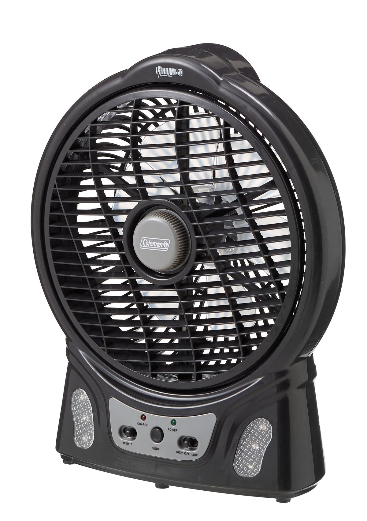Coleman 240V Rechargeable Lithium Ion Fan with LED Lights 8”/20cm - view 6