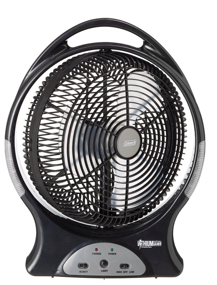 Coleman 240V Rechargeable Lithium Ion Fan with LED Lights 12”/30cm - view 11