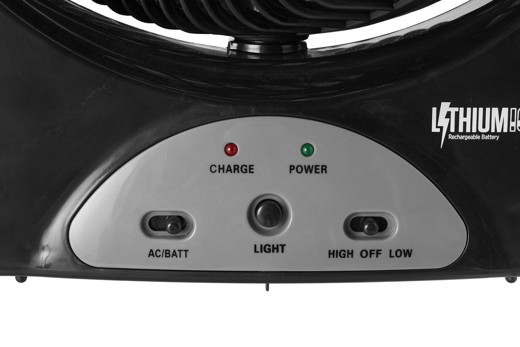 Coleman 240V Rechargeable Lithium Ion Fan with LED Lights 12”/30cm - view 10