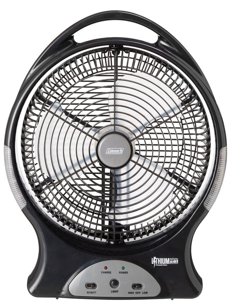 Coleman 240V Rechargeable Lithium Ion Fan with LED Lights 12”/30cm - view 9
