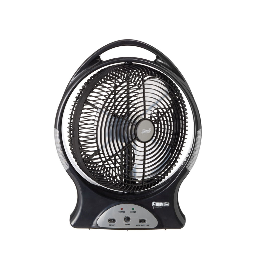 Coleman 240V Rechargeable Lithium Ion Fan with LED Lights 12”/30cm - view 2
