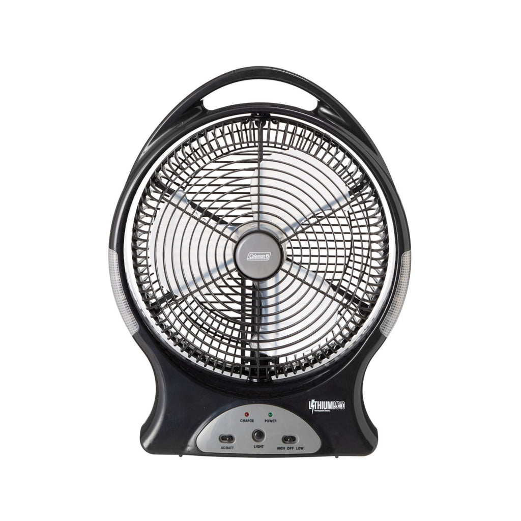 Coleman 240V Rechargeable Lithium Ion Fan with LED Lights 12”/30cm - view 4
