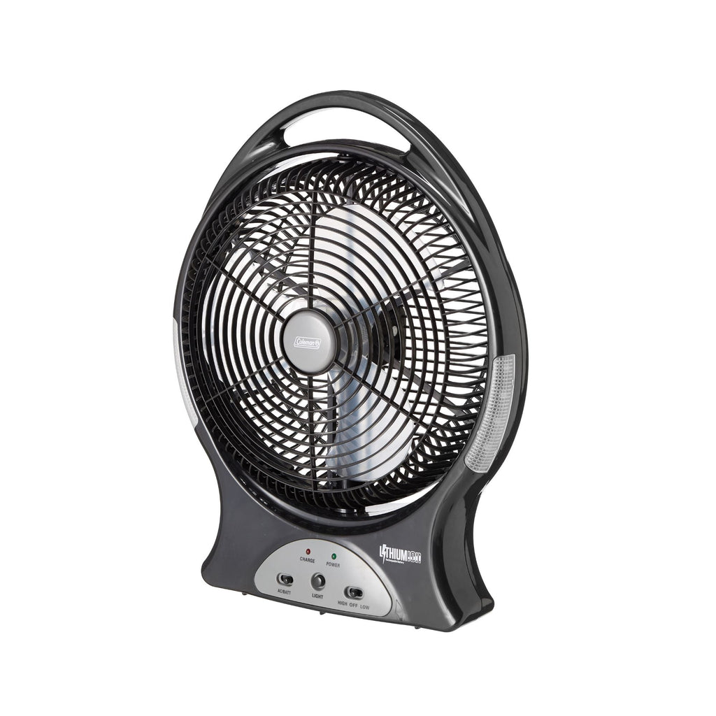 Coleman 240V Rechargeable Lithium Ion Fan with LED Lights 12”/30cm - view 3