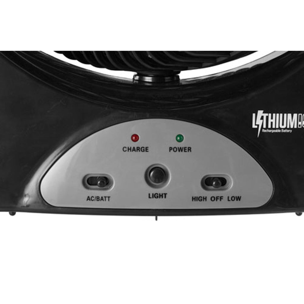 Coleman 240V Rechargeable Lithium Ion Fan with LED Lights 12”/30cm - view 6