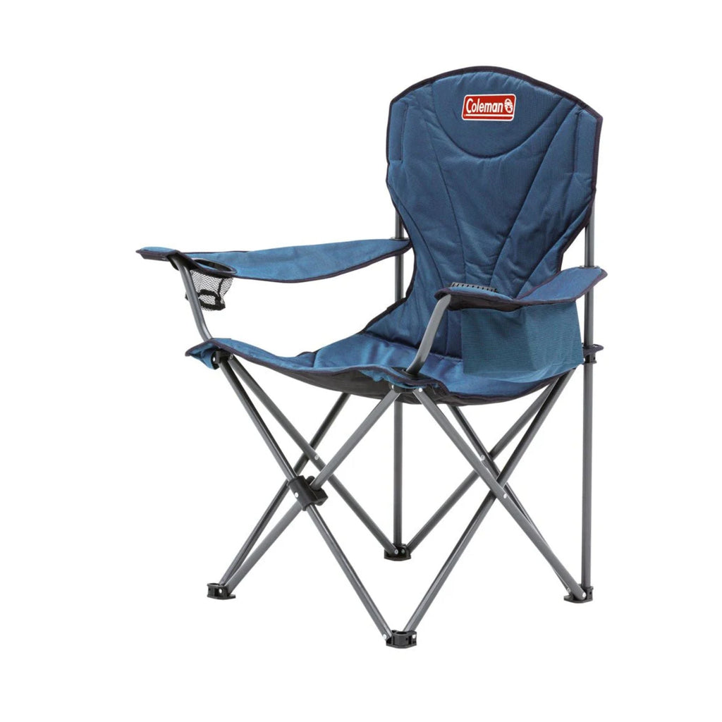 Coleman Quad King Size Cooler Arm Extra Wide Chair - Blue