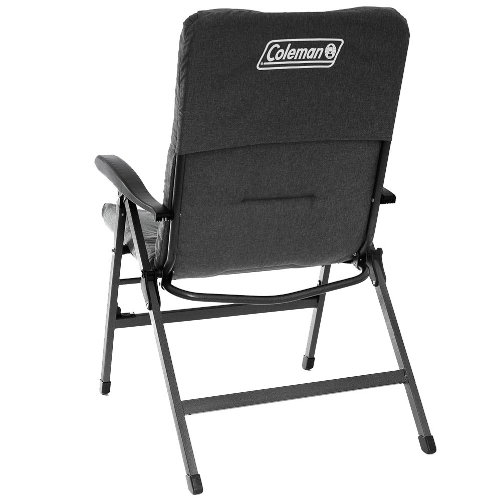 Coleman Pioneer Heather Flat Fold 8-Position Reclining Wide Camping Chair - view 8