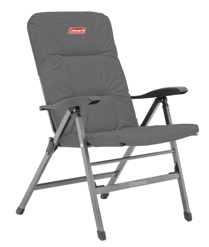 Coleman Pioneer Heather Flat Fold 8-Position Reclining Wide Camping Chair - view 7