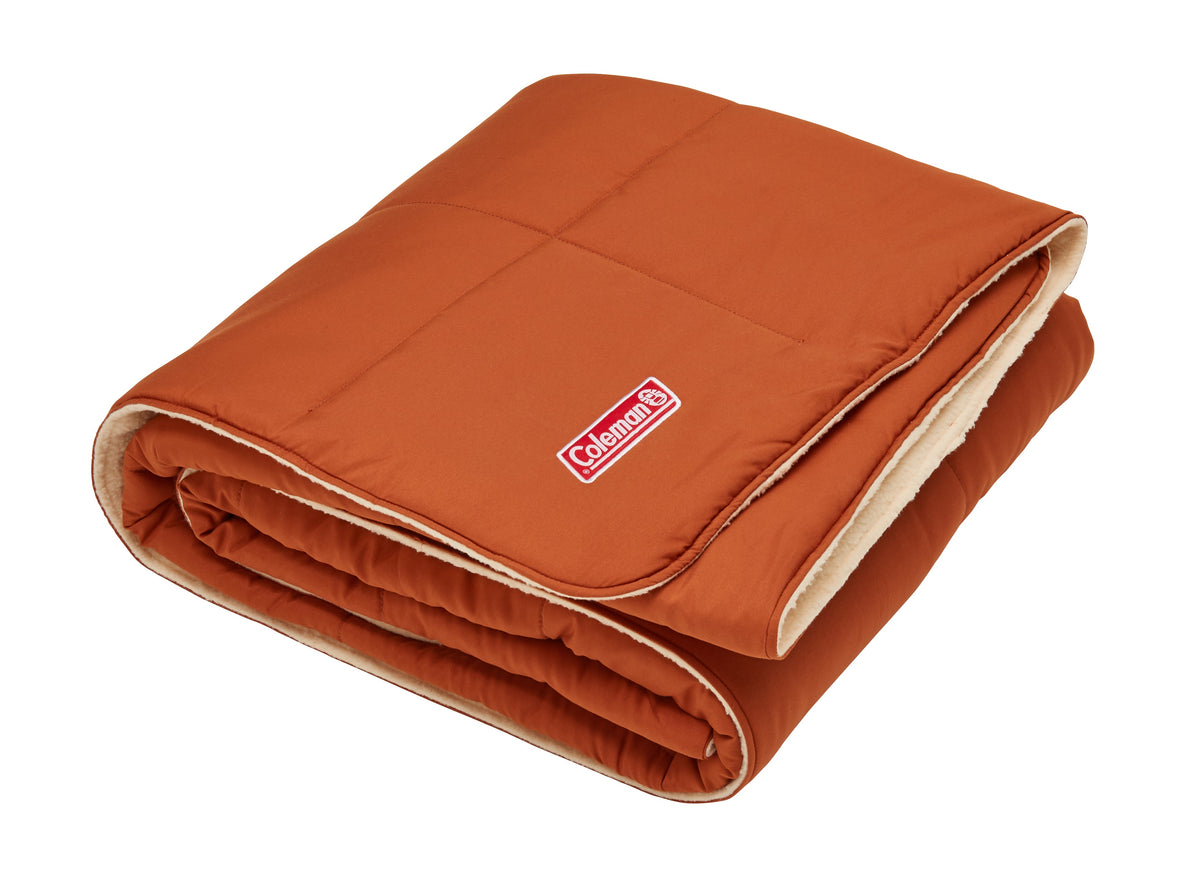Coleman 0°C Sleeping Bag Single Plush Fleece Blanket, Coletherm, Quilt Construction, 152 x 66 cm - view 12