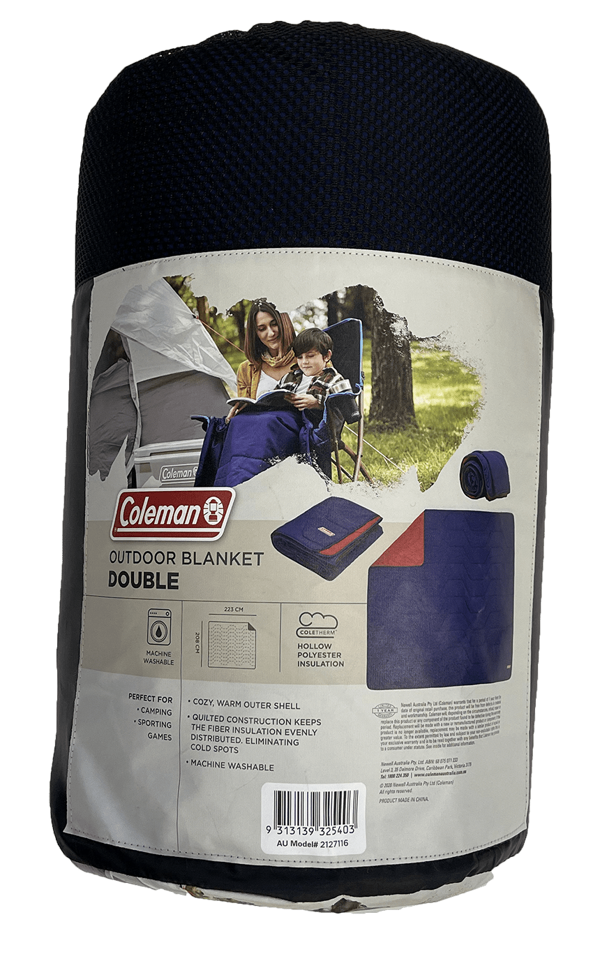 Coleman 5°C Sleeping Bag Plush Double Blanket, Coletherm™, Quilt Construction, 215 x 100 cm - view 12