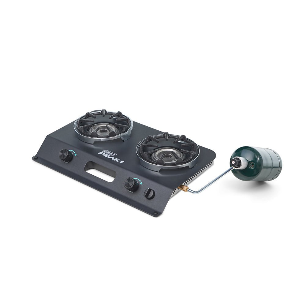 Coleman PEAK1™ 2-Burner Camping Stove, Portable, Even Cooking, Wind Protection, 20000 BTUs - view 12