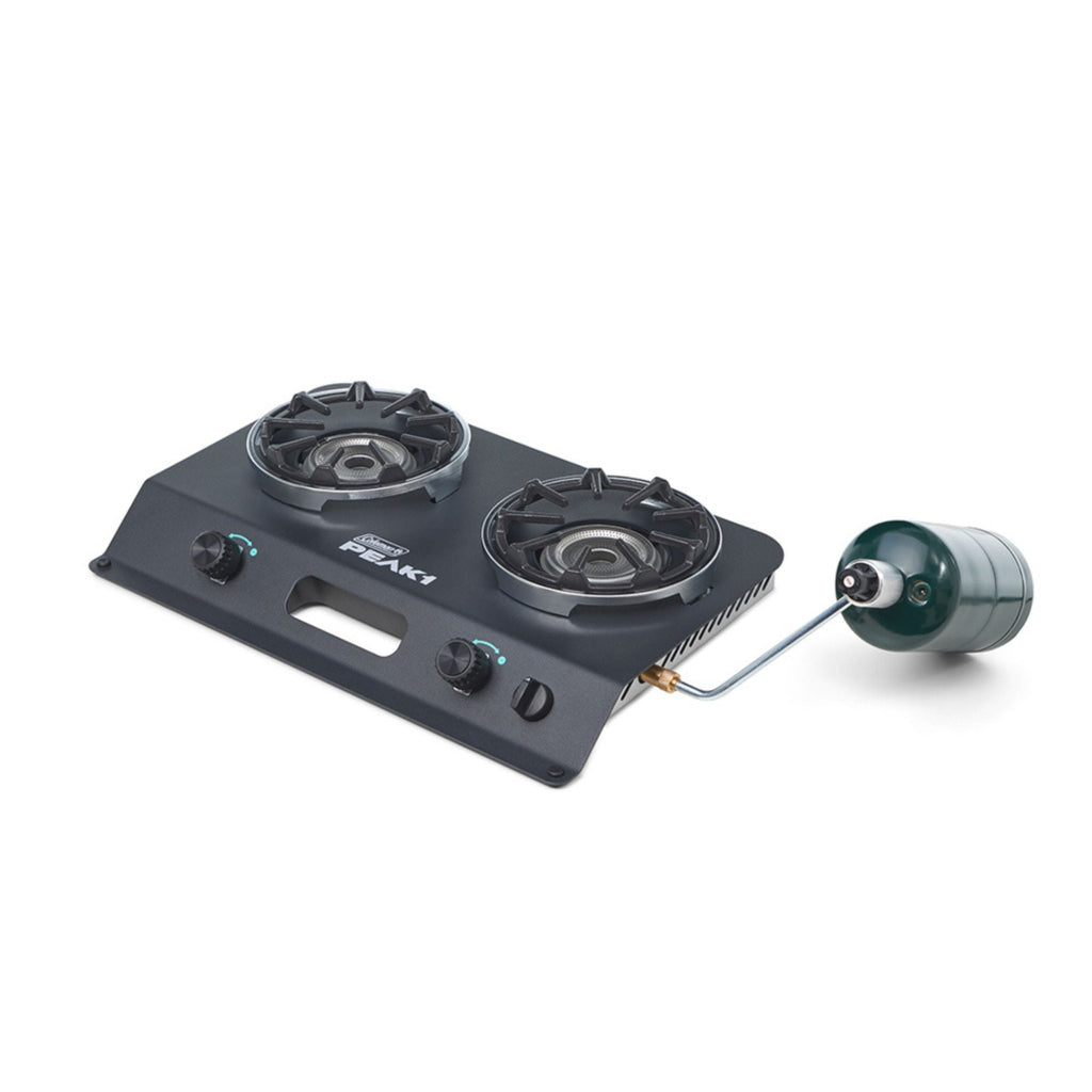 Coleman PEAK1™ 2-Burner Camping Stove, Portable, Even Cooking, Wind Protection, 20000 BTUs - view 4