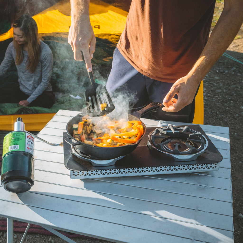 Coleman PEAK1™ 2-Burner Camping Stove, Portable, Even Cooking, Wind Protection, 20000 BTUs - view 3