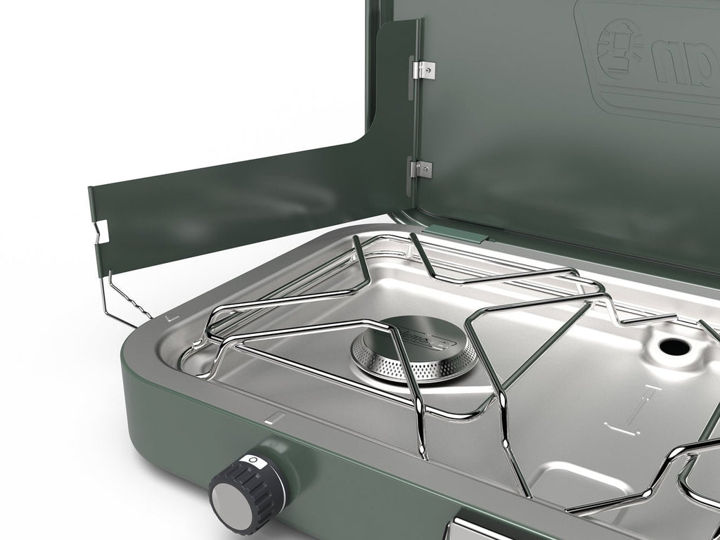 Coleman Cascade 222 2-Burner Portable Camping Stove with Wind Guards, 22000 BTUs - view 10