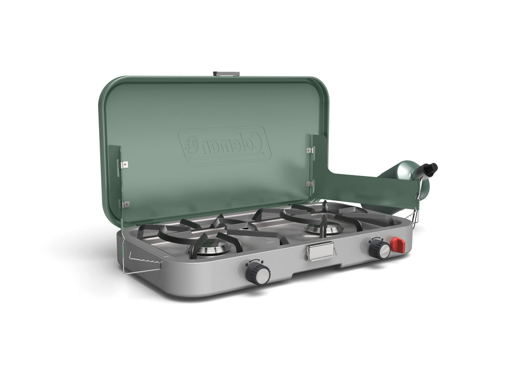 Coleman Cascade 3-in-1 Portable Camping Stove with Wind Guards, 24000 BTUs