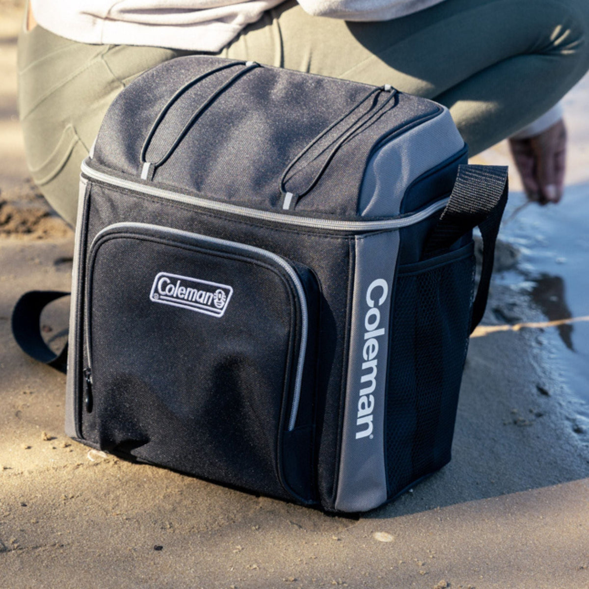 Coleman 30 Can Soft Cooler Bag with Carry Strap, Templock Insulation - view 6