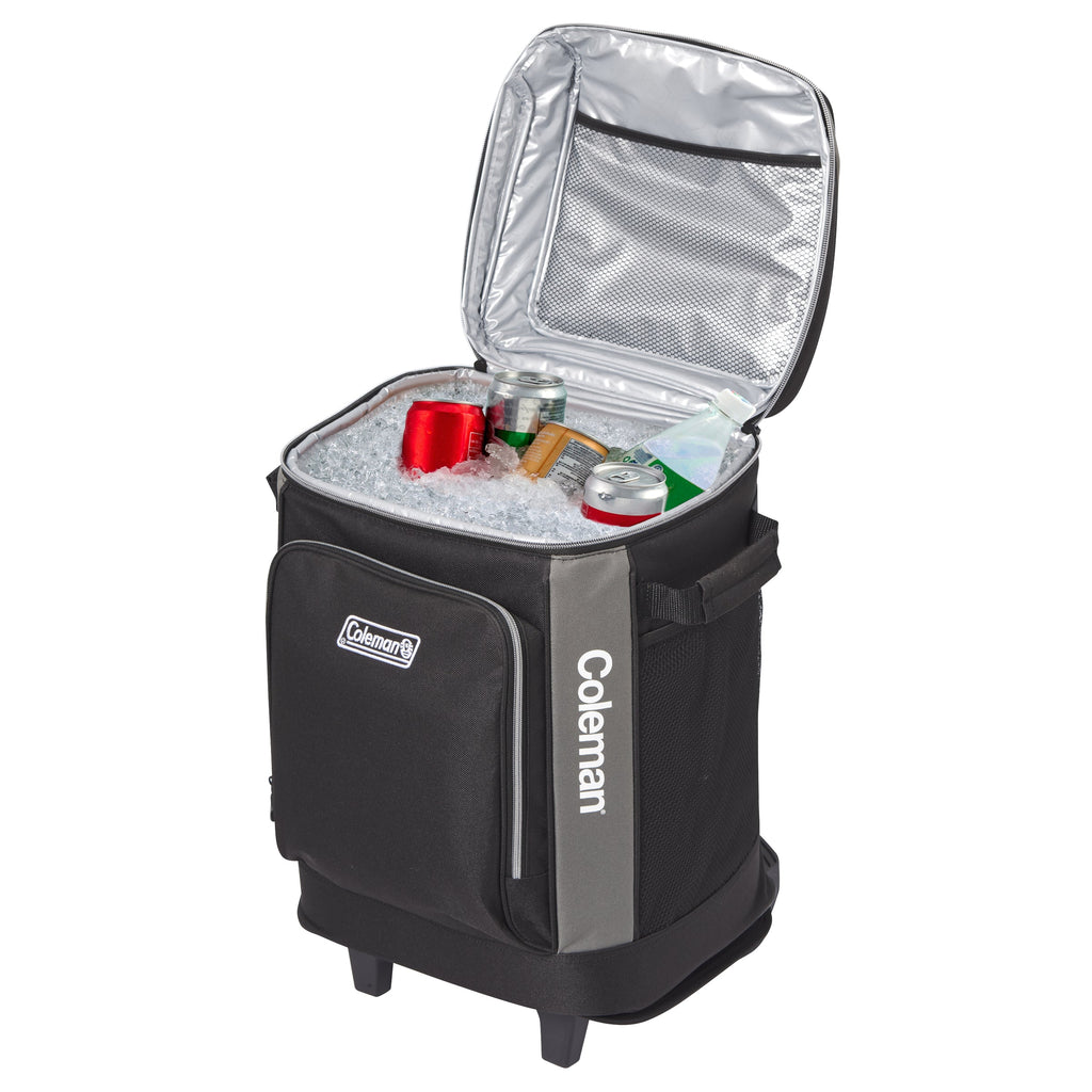 Coleman 42 Can Wheeled Soft Cooler Bag with Towing Handle, Templock Insulation - view 12