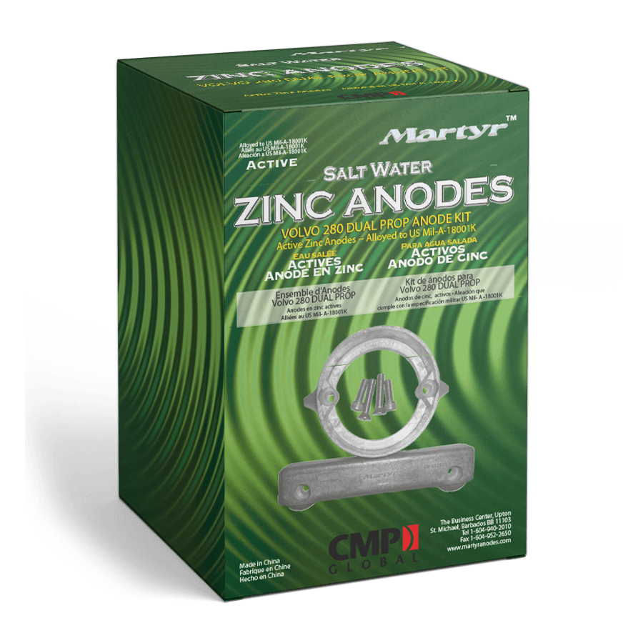 Martyr Zinc Anode Kit Volvo Penta™ CM280DPKITZ