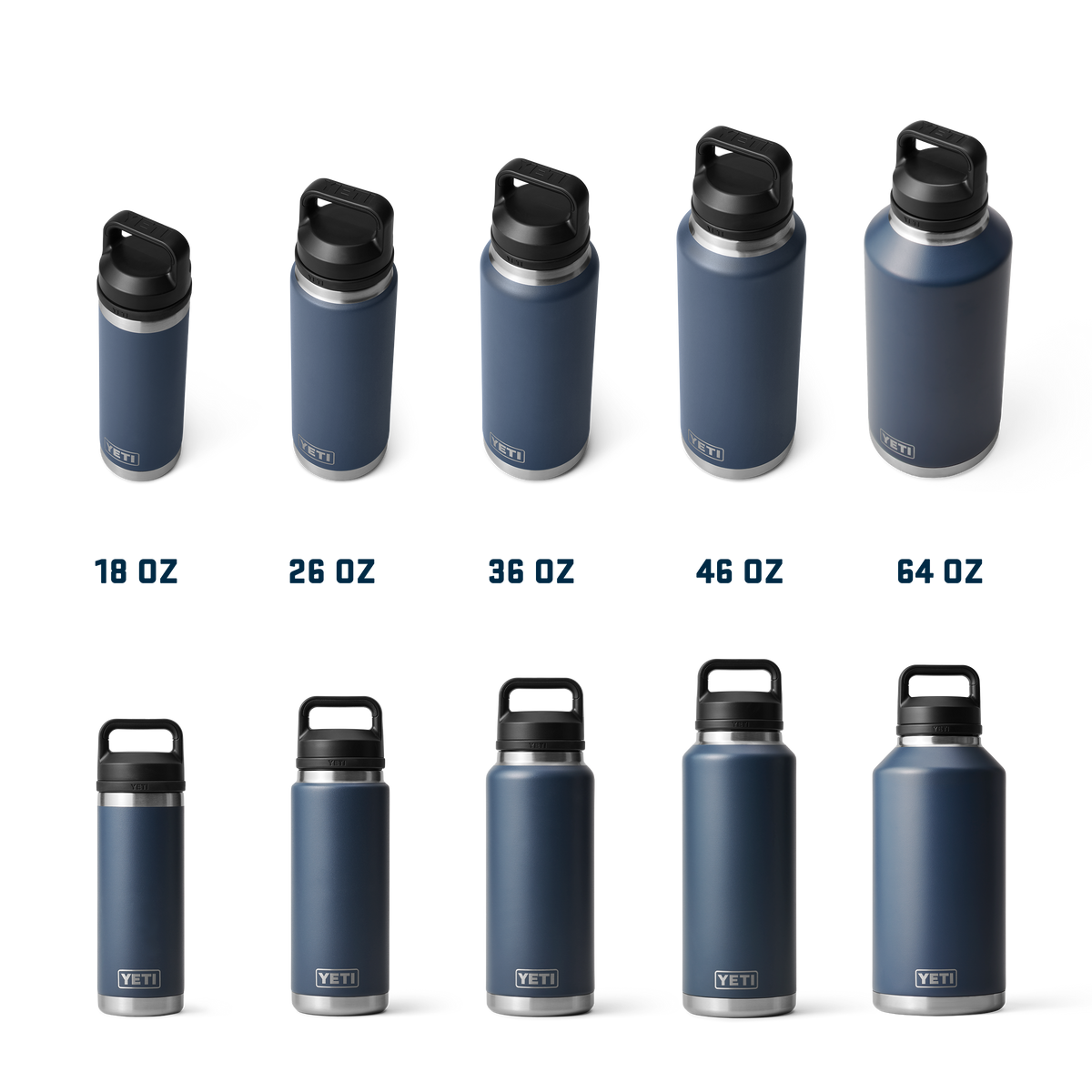 Rambler 18 oz (532 ml) Bottle With Chug Cap - Navy