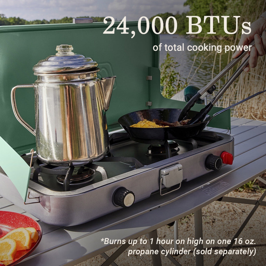 Coleman Cascade 3-in-1 Portable Camping Stove with Wind Guards, 24000 BTUs - view 11
