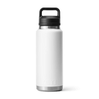 Rambler 36 oz (1 L) Bottle With Chug Cap - White - back view