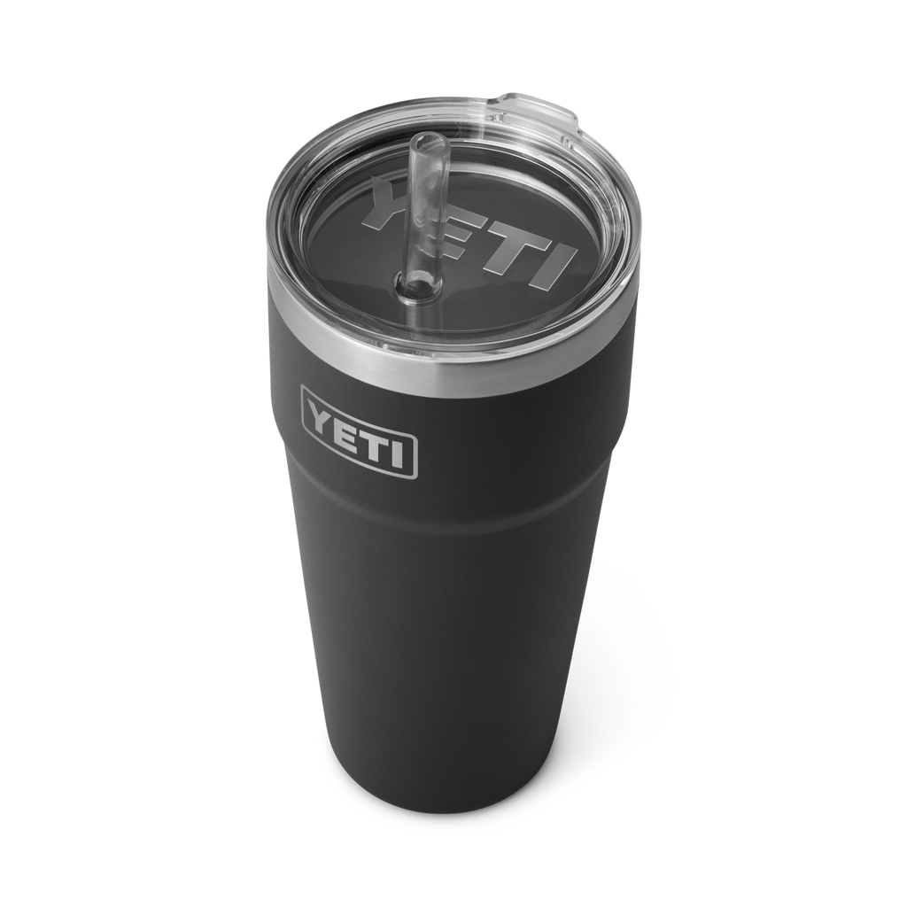 Rambler 26 oz (769 ml) Straw Stackable Cup - Black