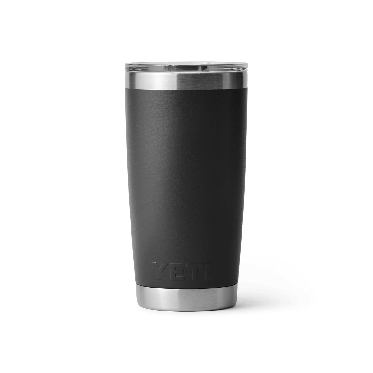 Rambler 20 oz (591 ml) Tumbler - Black - back view