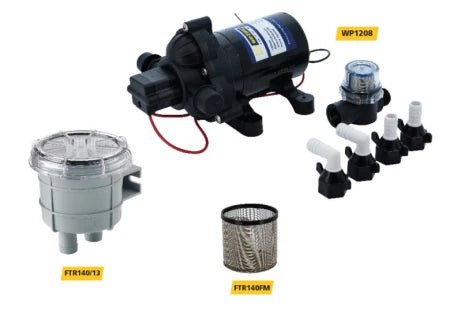 VETUS E-LINE Fresh Water Cooling Set - Clean fresh surface water only EDFWSET