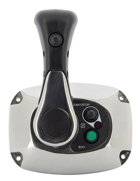 VETUS Electric propulsion control lever stainless steel, side mounted, V-CAN,  with POWER and ECO mode ELCS