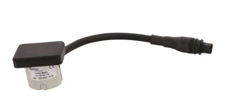 VETUS Quick Connect - Schuko wall socket 16 A, black, flush mounted EOQW1NFB