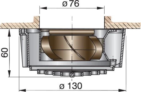 VETUS Electric ventilator 12 V FAN12 - view 2