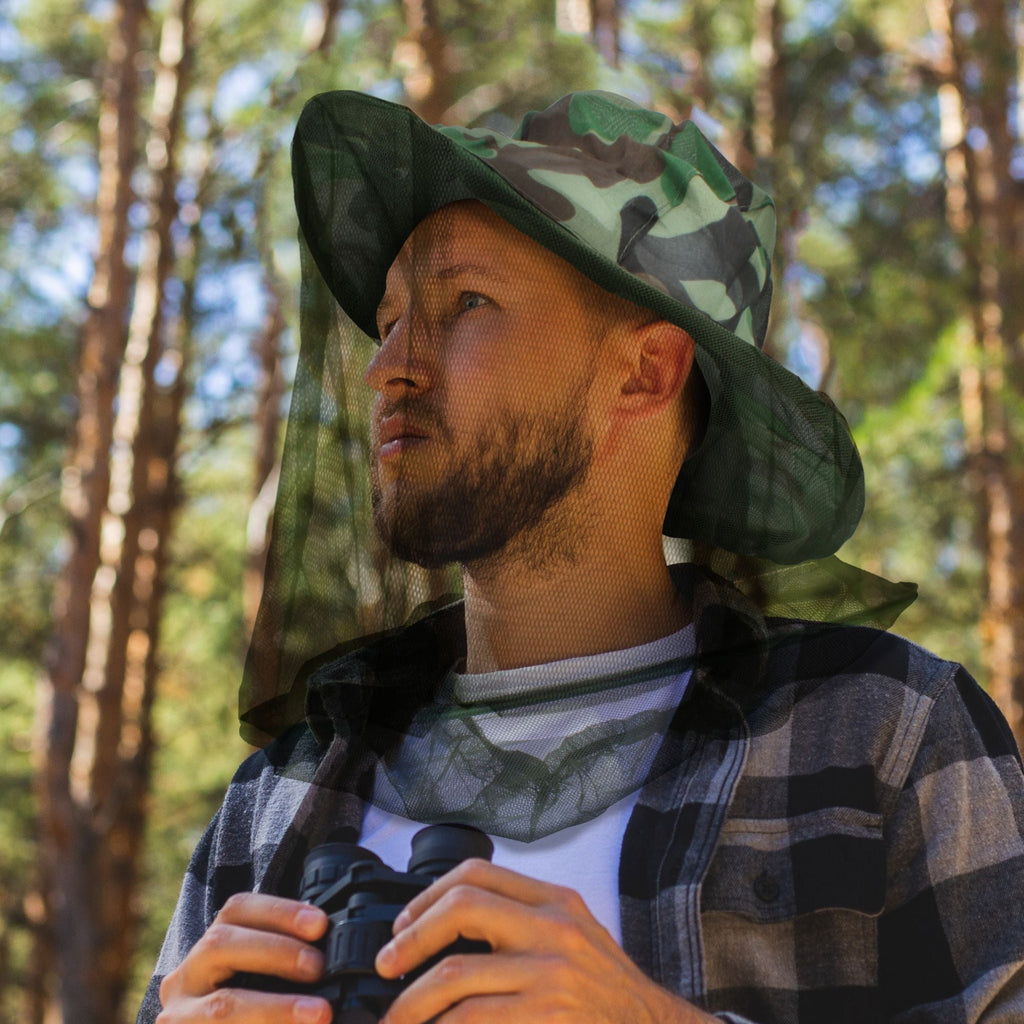Wildtrak Camouflage Mosquito & Fly Net with Wide Brim Hat - view 2