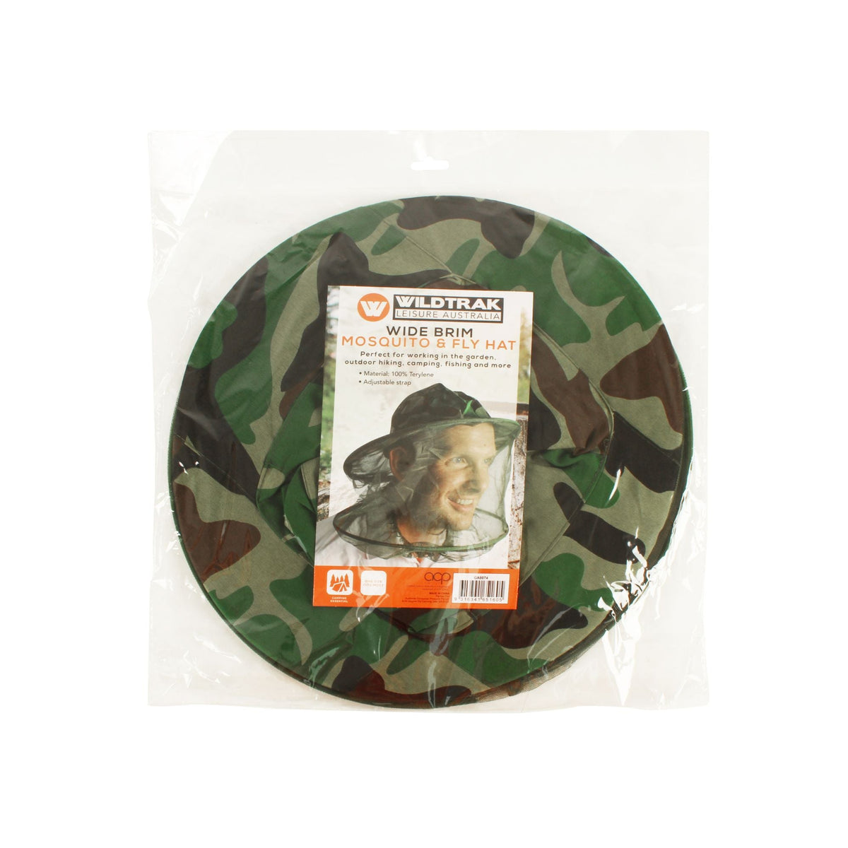 Wildtrak Camouflage Mosquito & Fly Net with Wide Brim Hat - view 6