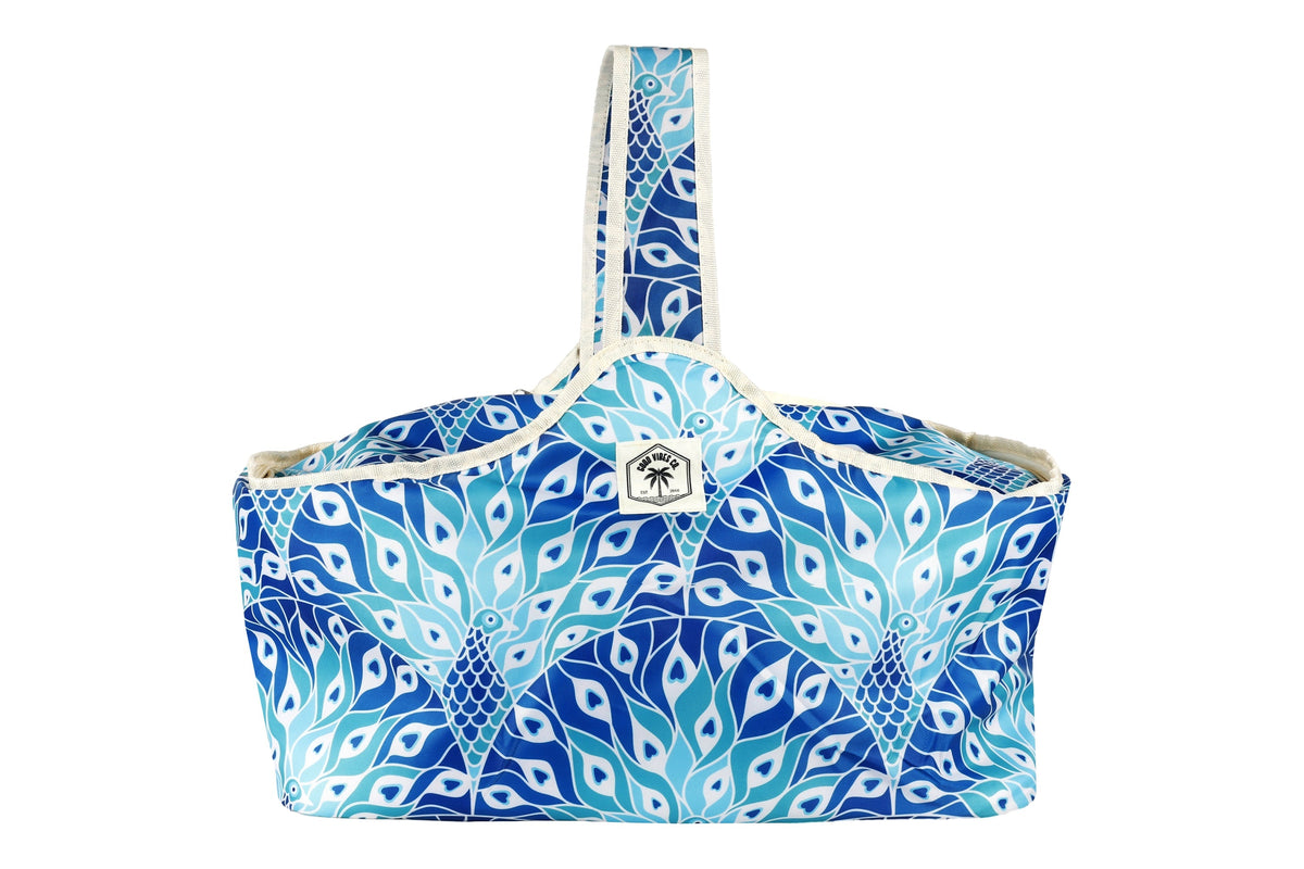 Peacock Paradise Insulated Daytripper Cooler Bag, Full Zip-Around, Sewn in Handles, Folds Flat - view 3