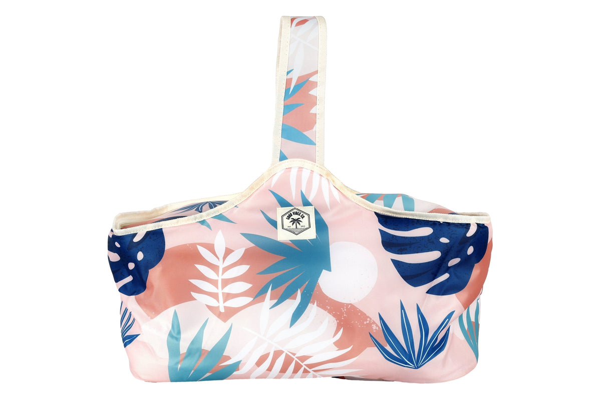 Blush Palm Insulated Daytripper Cooler Bag, Full Zip-Around, Sewn in Handles, Folds Flat - view 2