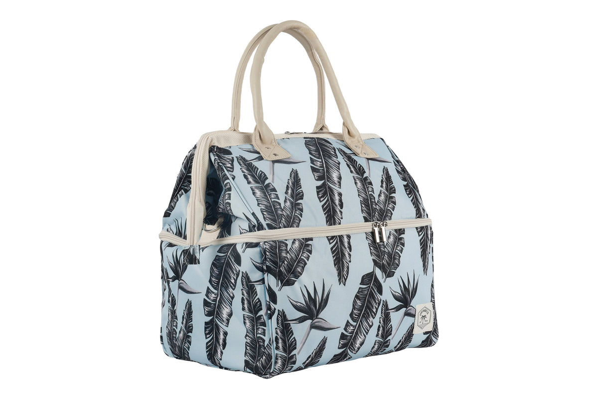 Sorrento Premium Insulated Picnic Cooler Bag, Carry Handles, 2 Separate Compartments, Holds 24+ Cans