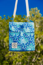 Peacock Paradise Insulated Lunch Bag, Removable Shoulder Strap, Metal Buckle - view 2