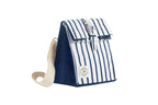 Mediterranean Insulated Lunch Bag, Removable Shoulder Strap, Metal Buckle