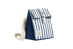 Mediterranean Insulated Lunch Bag, Removable Shoulder Strap, Metal Buckle