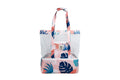 Blush Palm 2 in 1 Insulated Beach Cooler Bag, 2 Compartments, Mesh Top, Zipped Pocket
