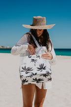 Havana 2 in 1 Insulated Beach Cooler Bag, 2 Compartments, Mesh Top, Zipped Pocket - view 4