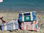 Mediterranean 15 Can Deluxe Cooler Bag, Insulated Lining, Removable Shoulder Strap, Storage Pocket - view 3
