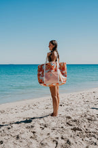 Retro Summer Jumbo Shopping Tote Beach Bag, Dual Handle, Waterproof & Lightweight - view 4