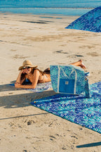 Peacock Paradise Jumbo Shopping Tote Beach Bag, Dual Handle, Waterproof & Lightweight - view 5