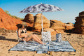 Good Vibes™ 1.6m Beach Umbrella with Carry Bag, Shoulder Strap - Sorrento