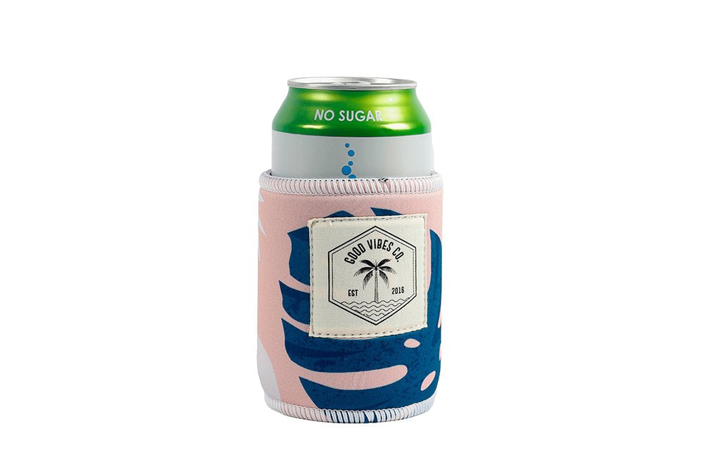 Blush Palm Regular Neoprene Can & Stubby Holder - view 2