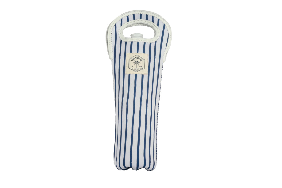 Mediterranean Neoprene Single Bottle Holder Bag