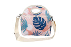 Blush Palm Neoprene Lunch Bag with Shoulder Strap - view 2