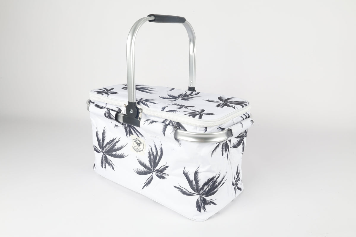 Havana Insulated Market Cooler Bag, Aluminum Frame, Fully Zipped, Collapsible - view 4