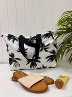 Havana Eco Folding Shopping Tote Bag, 2 Internal Pockets, Handles - view 3