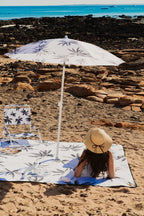 Havana Foldable Beach Chair with Carry Strap, Lightweight & Portable, High Back, Powder Coated Frame - view 6